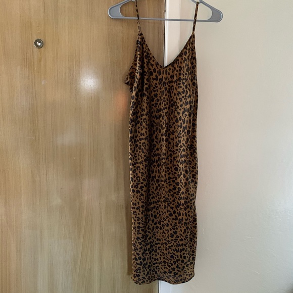 a new day Dresses & Skirts - Leopard slip dress